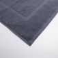 Πατάκι Μπάνιου Ξενοδοχείου Karpathos 650gsm 100% Βαμβάκι (50x70) Γκρι