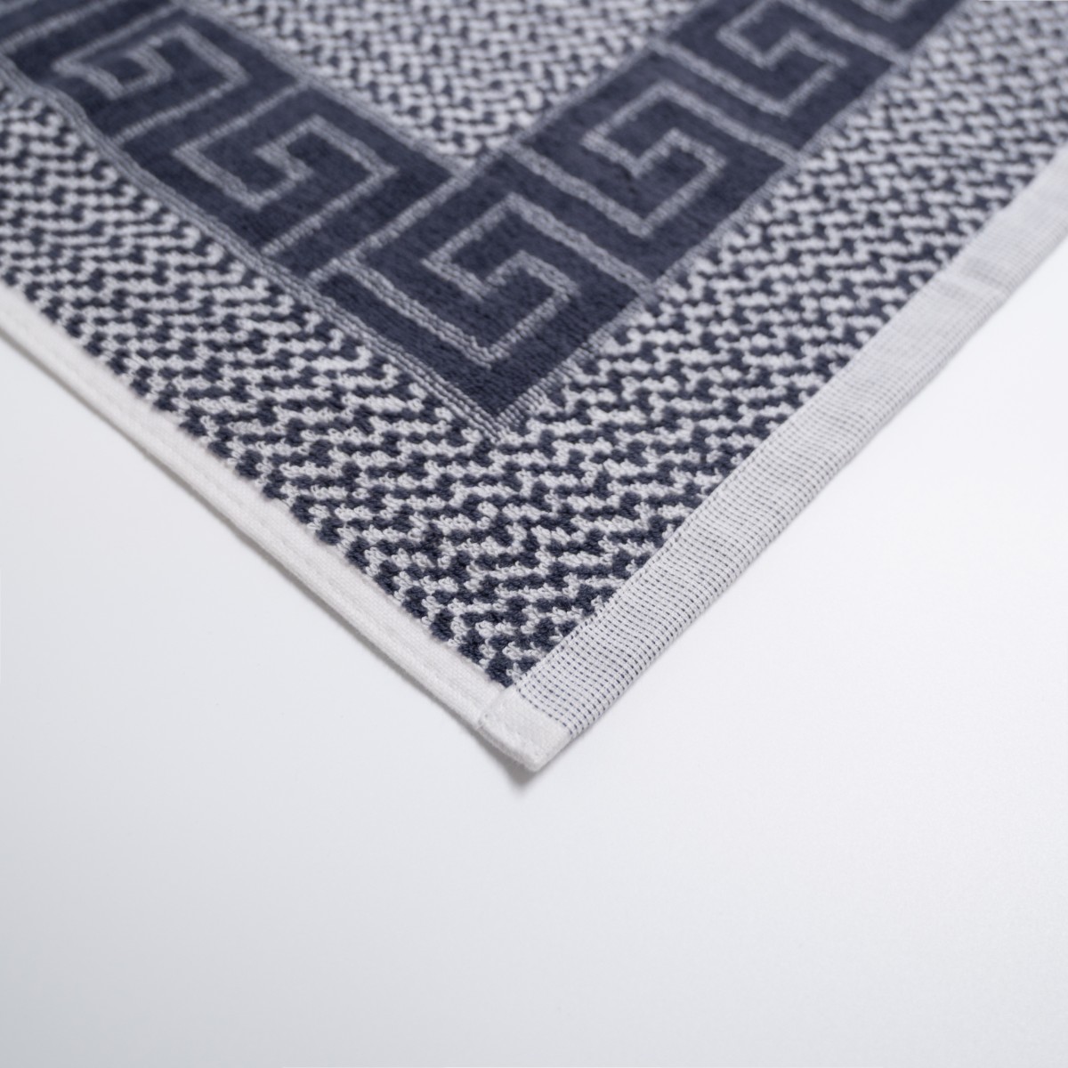 Σετ 12 Πατάκια Μπάνιου Ξενοδοχείου Μαίανδρος 650gsm (50x75) 100% Βαμβάκι Γκρι - THASSOS