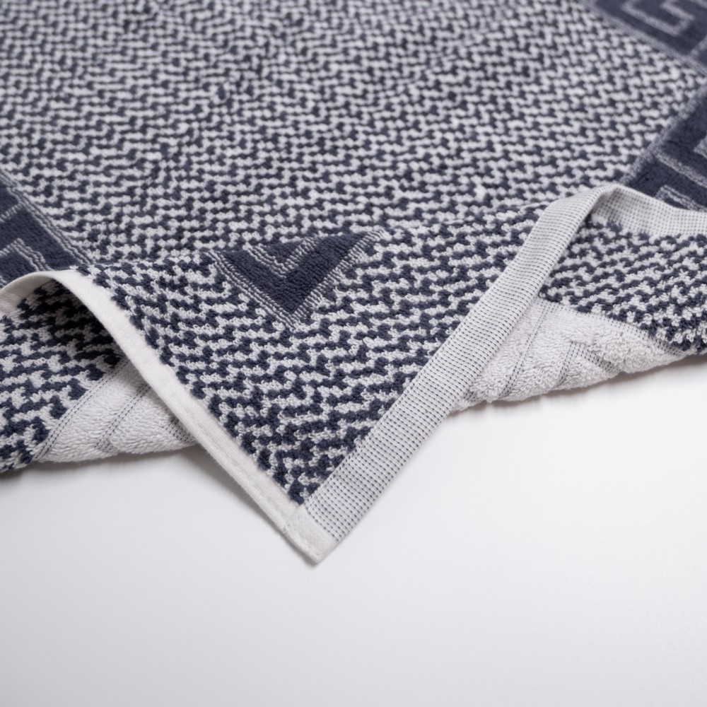 Σετ 12 Πατάκια Μπάνιου Ξενοδοχείου Μαίανδρος 650gsm (50x75) 100% Βαμβάκι Γκρι - THASSOS