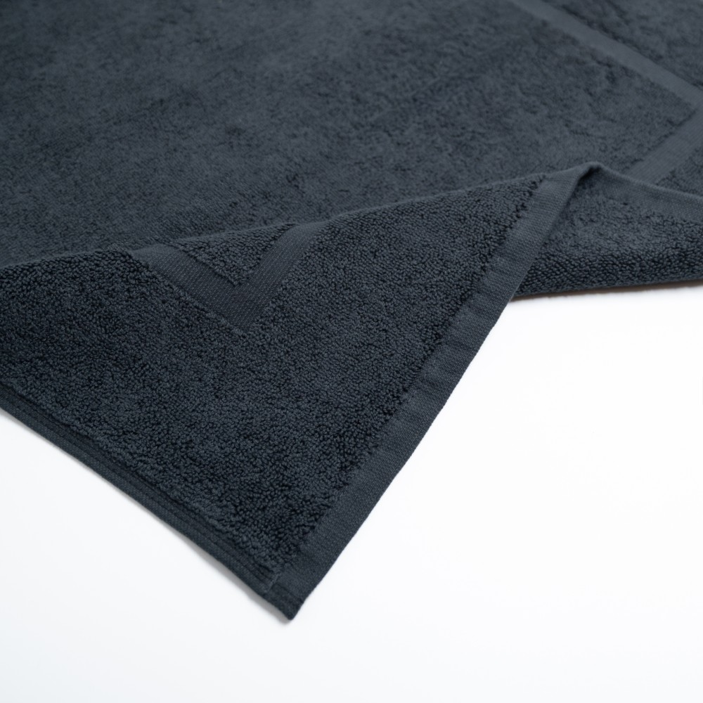 Σετ 12 Πατάκια Μπάνιου Ξενοδοχείου Karpathos 650gsm 100% Βαμβάκι (50x70) Μαύρο