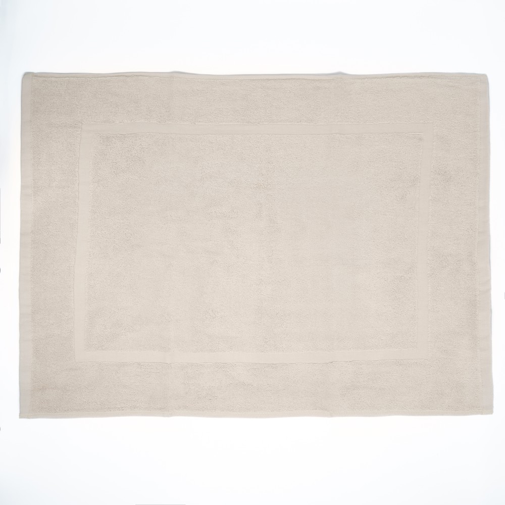 Πατάκι Μπάνιου Ξενοδοχείου Karpathos 650gsm 100% Βαμβάκι (50x70) Μπεζ