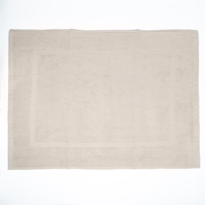 Πατάκι Μπάνιου Ξενοδοχείου Karpathos 650gsm 100% Βαμβάκι (50x70) Μπεζ