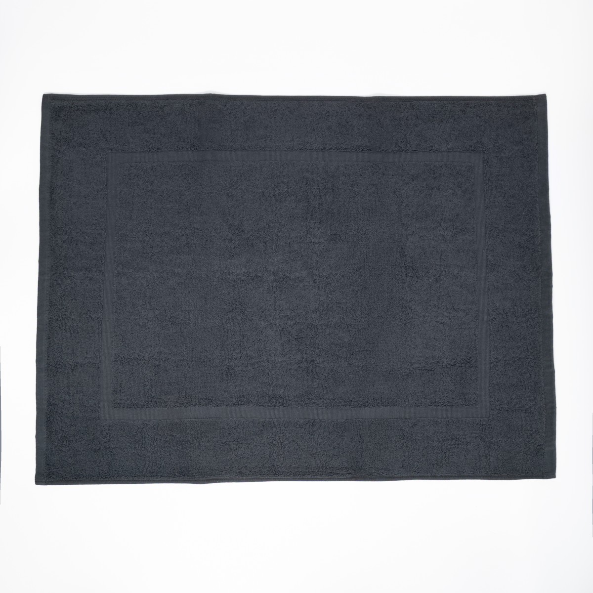 Σετ 12 Πατάκια Μπάνιου Ξενοδοχείου 700gsm 100% Βαμβάκι (50x70) Μαύρο - KARPATHOS