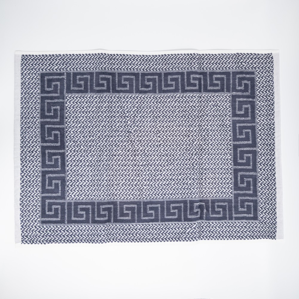 Σετ 12 Πατάκια Μπάνιου Ξενοδοχείου Μαίανδρος 650gsm (50x75) 100% Βαμβάκι Γκρι - THASSOS