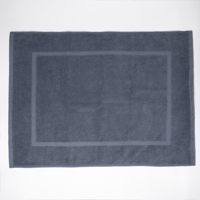 Πατάκι Μπάνιου Ξενοδοχείου Karpathos 650gsm 100% Βαμβάκι (50x70) Γκρι