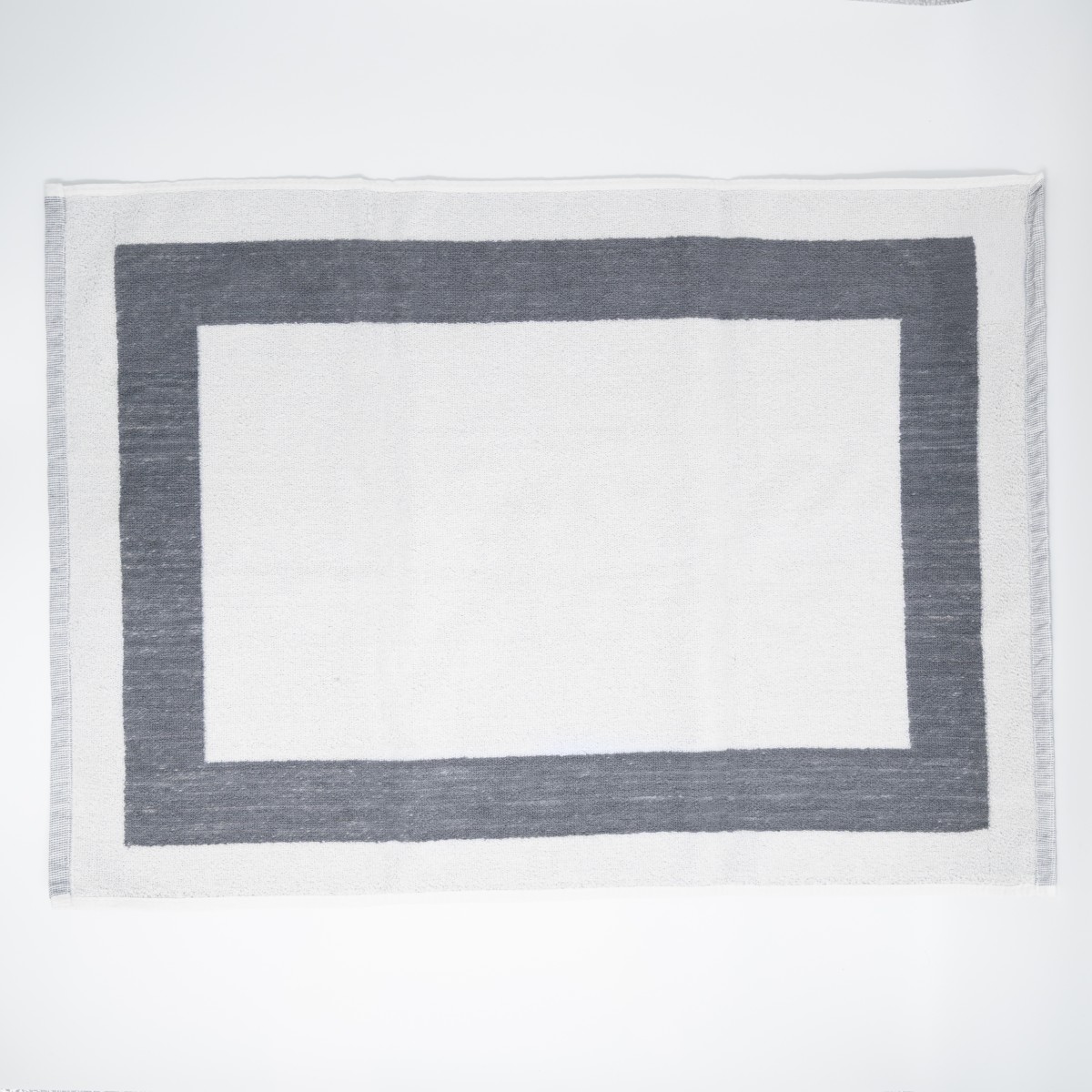 Σετ 12 Πατάκια Μπάνιου Ξενοδοχείου Πίνακας Thassos 650gsm (50x75) 100% Βαμβάκι Γκρι