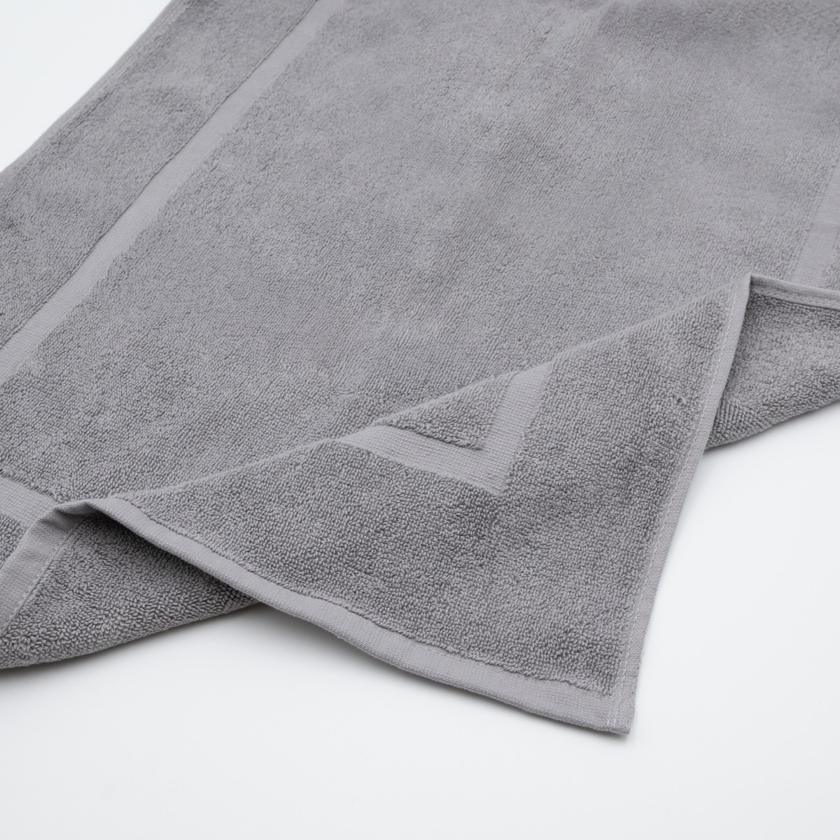 Πατάκι Μπάνιου Ξενοδοχείου 700gsm 100% Βαμβάκι (50x70) Γκρι Ανοιχτό - KARPATHOS