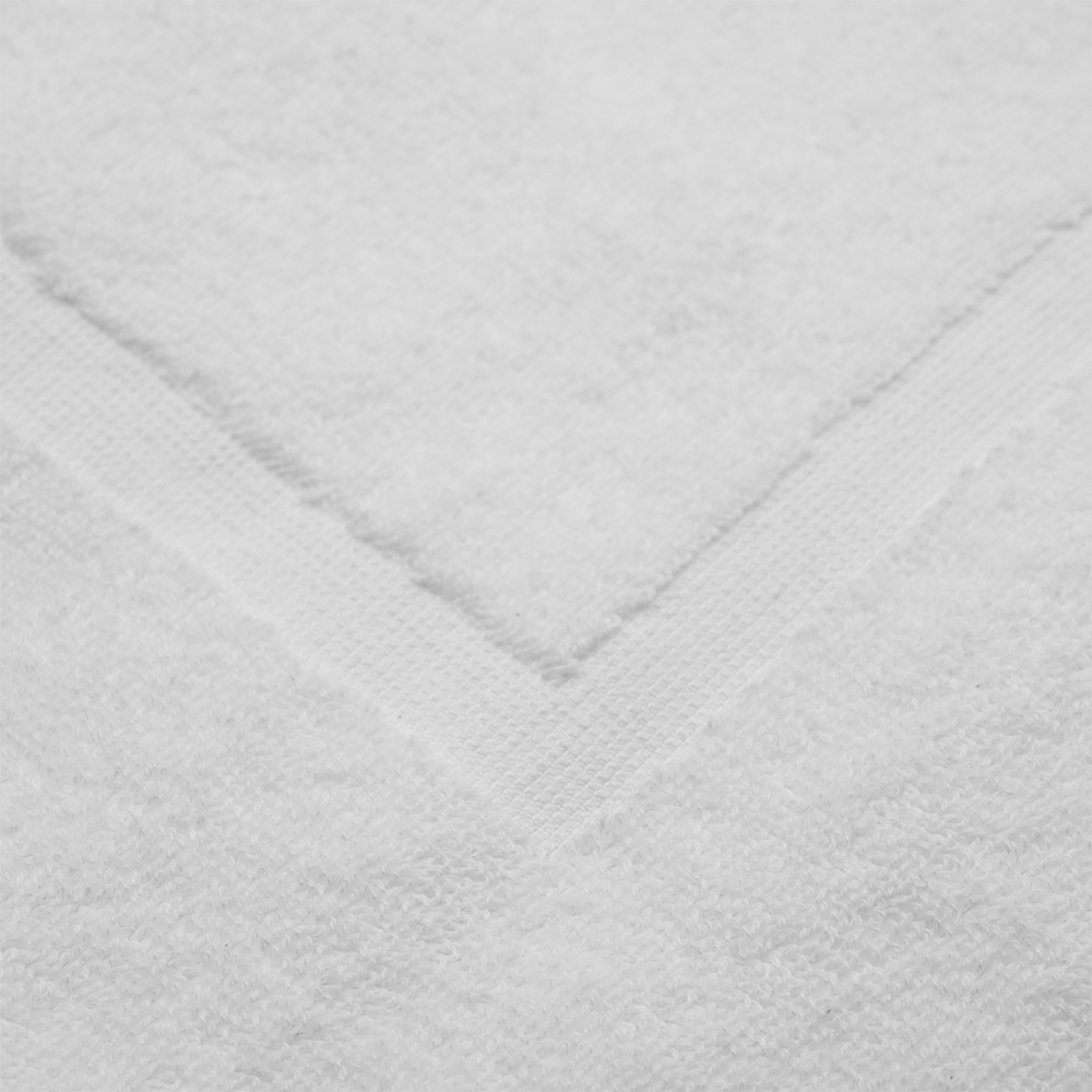 Σετ 12 Πατάκια Μπάνιου Ξενοδοχείου 700gsm 100% Βαμβάκι (50x70) Λευκό - KARPATHOS