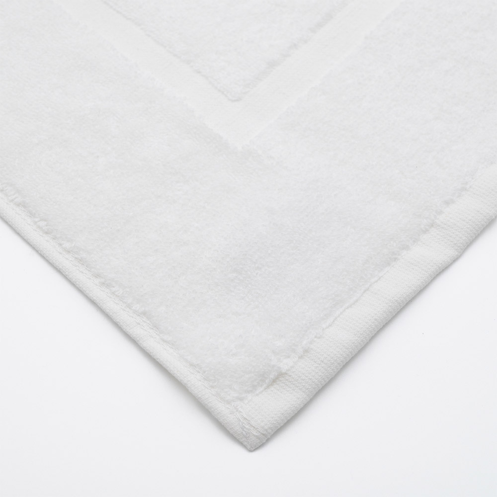 Πατάκι Μπάνιου Ξενοδοχείου 700gsm 100% Βαμβάκι (50x70) Λευκό - KARPATHOS