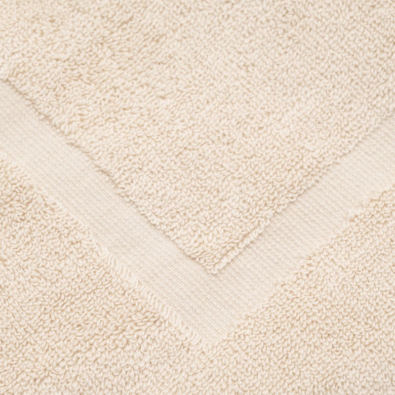 Σετ 12 Πατάκια Μπάνιου Ξενοδοχείου 700gsm 100% Βαμβάκι (50x70) Μπεζ - KARPATHOS