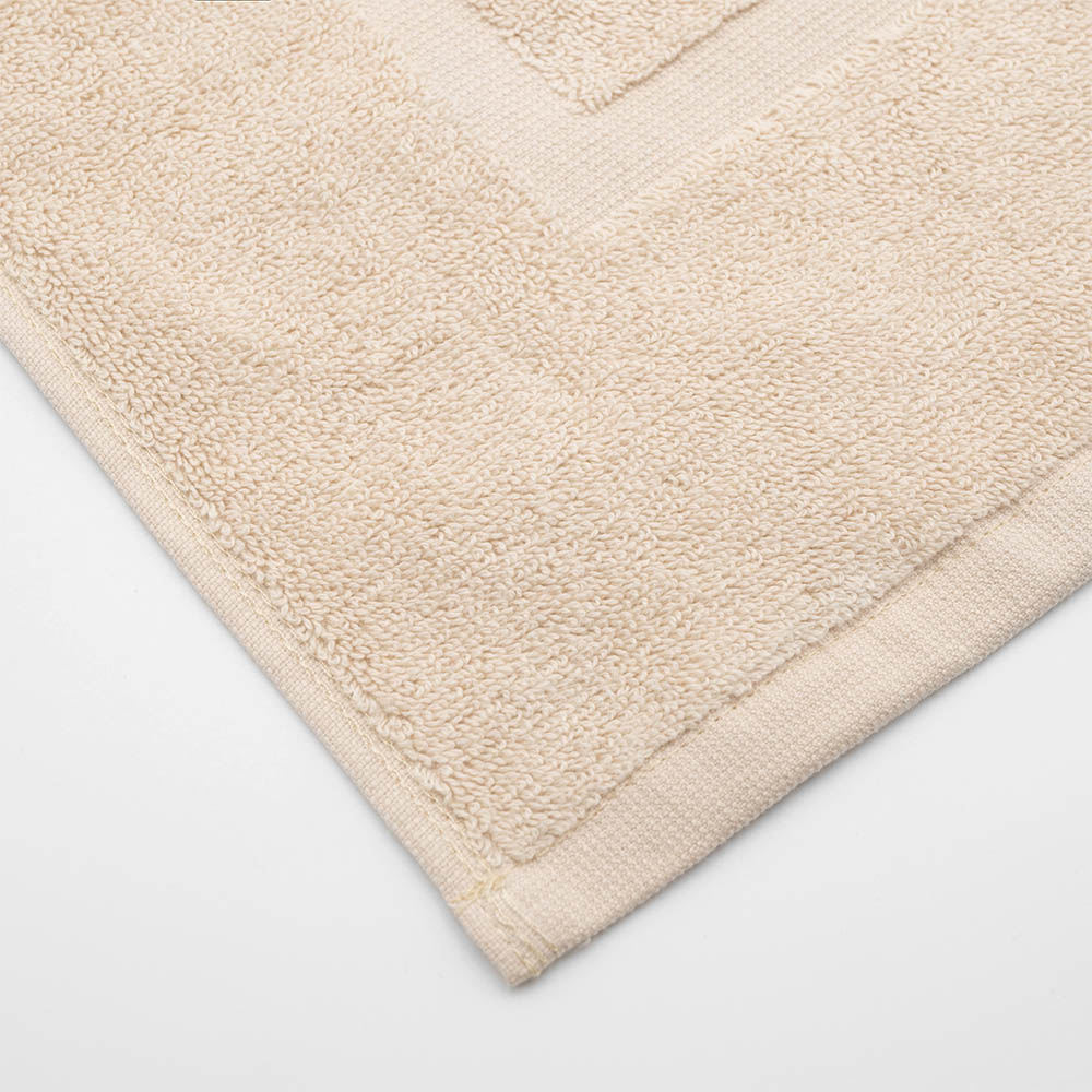 Πατάκι Μπάνιου Ξενοδοχείου 700gsm 100% Βαμβάκι (50x70) Μπεζ - KARPATHOS