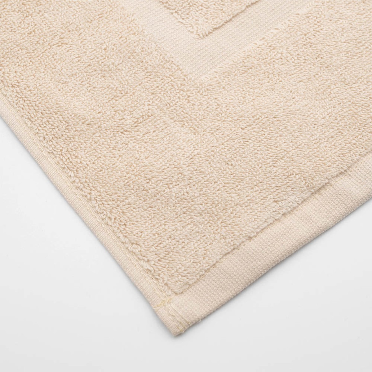 Σετ 12 Πατάκια Μπάνιου Ξενοδοχείου 700gsm 100% Βαμβάκι (50x70) Μπεζ - KARPATHOS