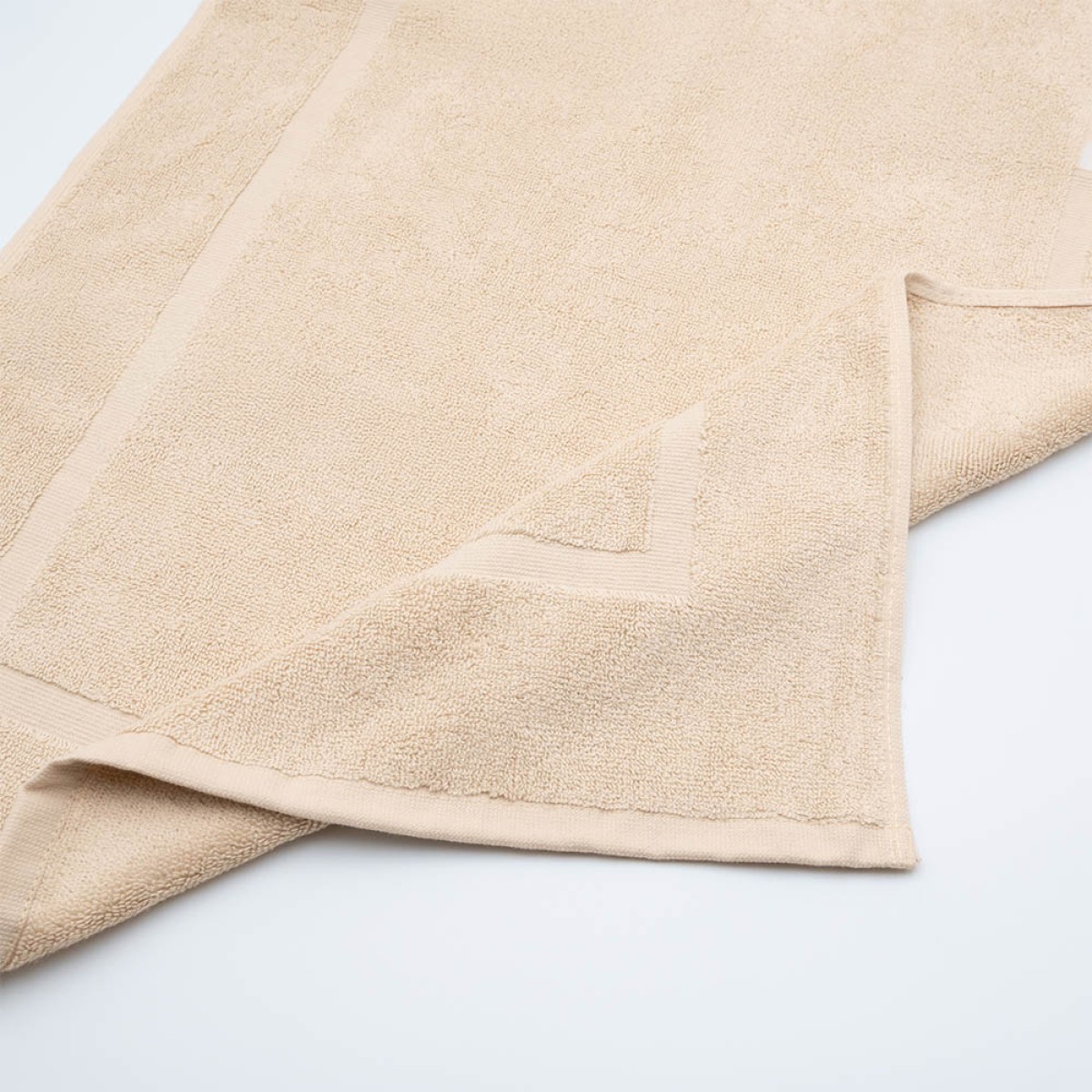 Σετ 12 Πατάκια Μπάνιου Ξενοδοχείου 700gsm 100% Βαμβάκι (50x70) Μπεζ - KARPATHOS