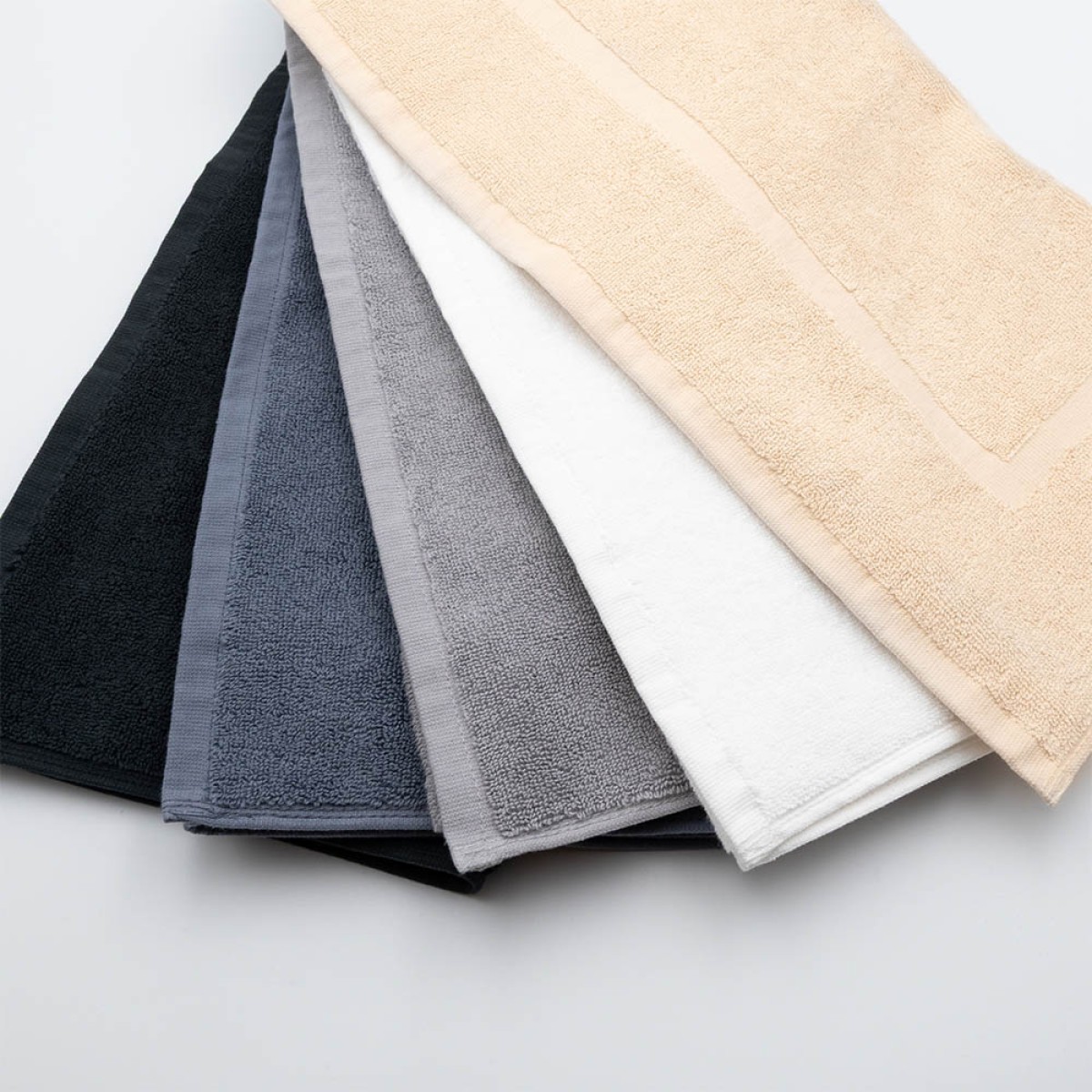 Πατάκι Μπάνιου Ξενοδοχείου 700gsm 100% Βαμβάκι (50x70) Γκρι Ανοιχτό - KARPATHOS