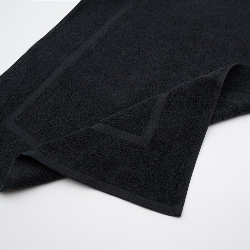 Πατάκι Μπάνιου Ξενοδοχείου 700gsm 100% Βαμβάκι (50x70) Μαύρο - KARPATHOS