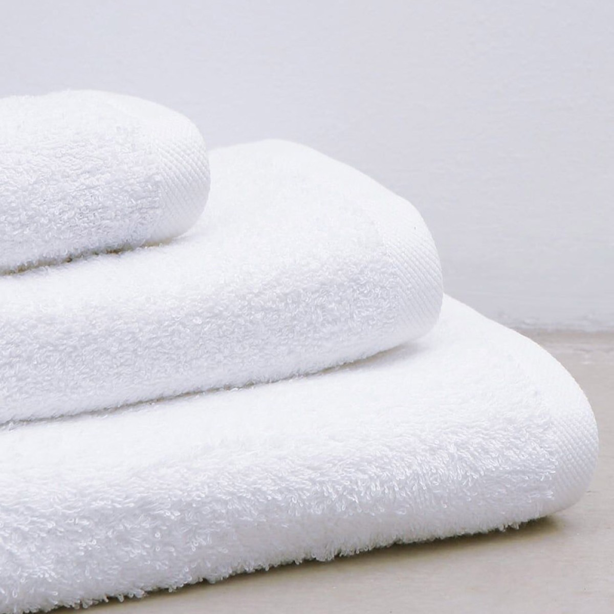 Πετσέτα Προσώπου Ξενοδοχείου 450gsm (50x90) 100% Βαμβάκι Πεννιέ Λευκή – THALASSA