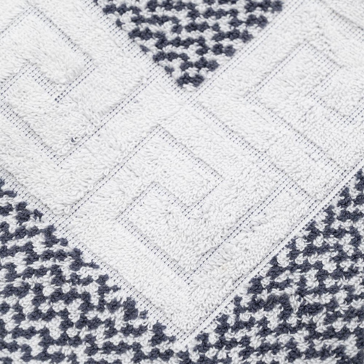 Πατάκι Μπάνιου Ξενοδοχείου Μαίανδρος 650gsm (50x75) 100% Βαμβάκι Γκρι - THASSOS