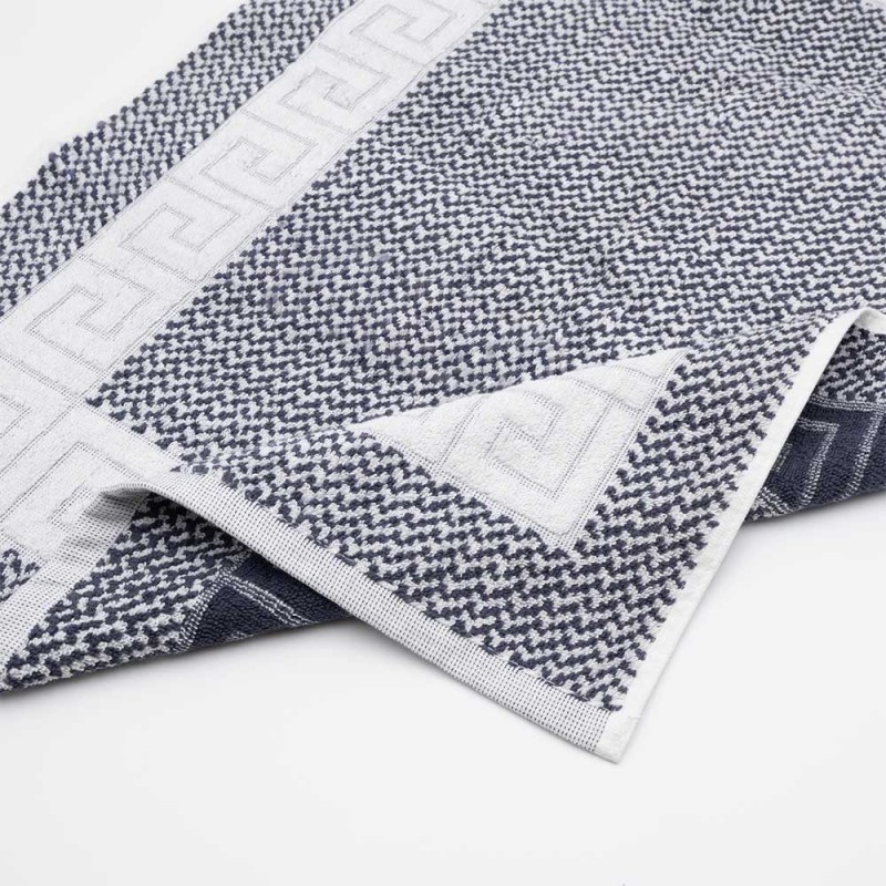 Πατάκι Μπάνιου Ξενοδοχείου Μαίανδρος 650gsm (50x75) 100% Βαμβάκι Γκρι - THASSOS