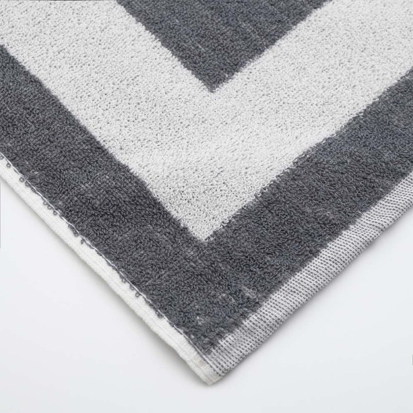 Πατάκι Μπάνιου Ξενοδοχείου Πίνακας 650gsm (50x75) 100% Βαμβάκι Γκρι - THASSOS
