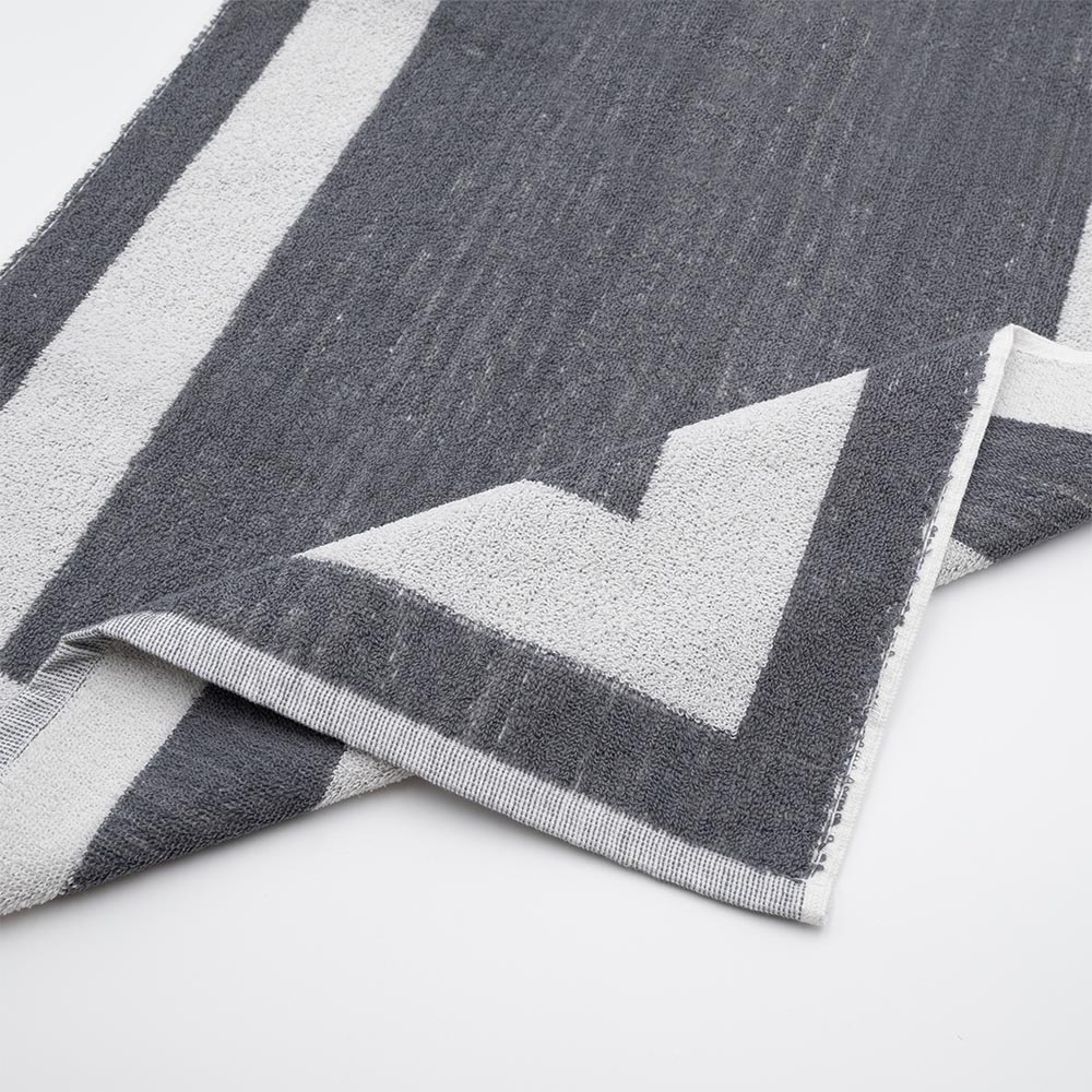 Πατάκι Μπάνιου Ξενοδοχείου Πίνακας 650gsm (50x75) 100% Βαμβάκι Γκρι - THASSOS