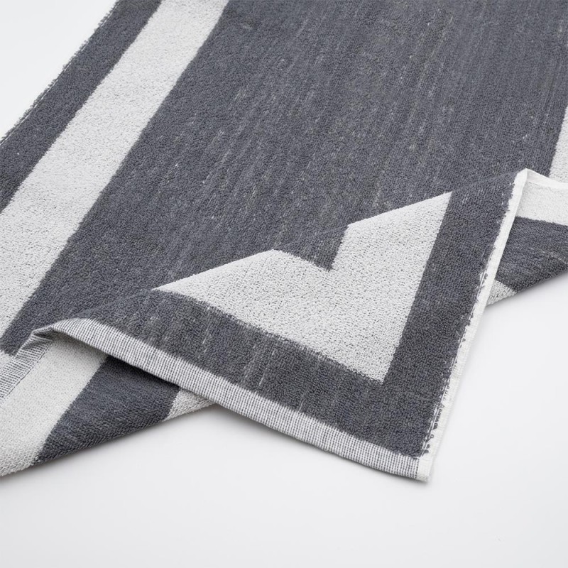 Πατάκι Μπάνιου Ξενοδοχείου Πίνακας 650gsm (50x75) 100% Βαμβάκι Γκρι - THASSOS