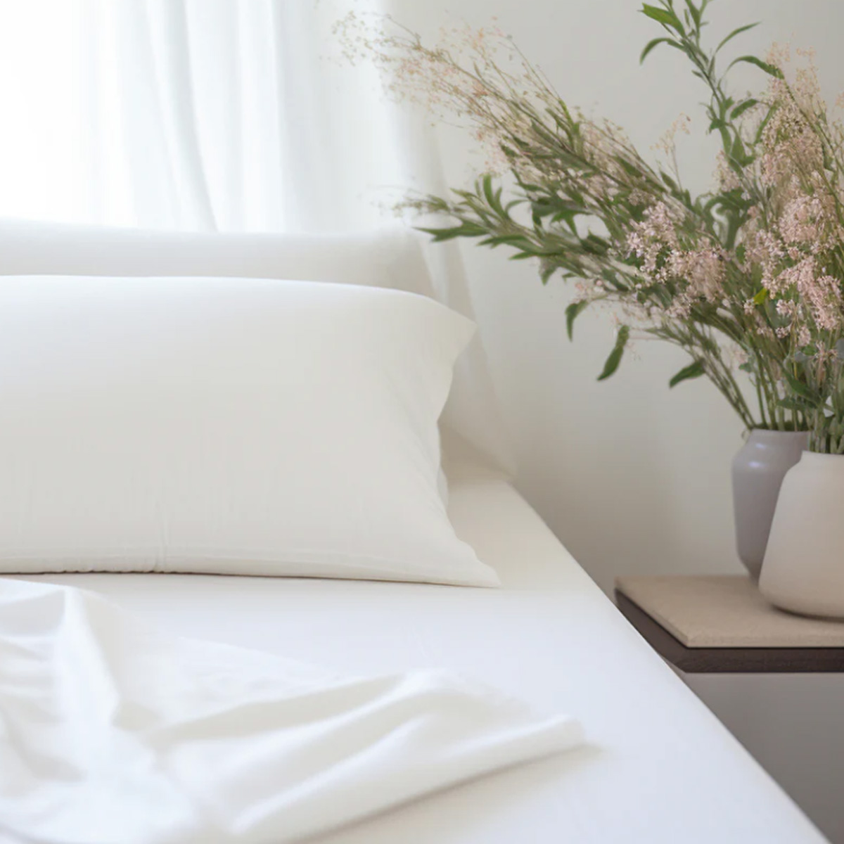 Σεντόνι Ξενοδοχείου (240x260) Λευκό 80% Βαμβάκι 20% Polyester Percale 200 Κλωστές - TINOS