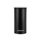 Κάδος Μπάνιου Slim Oval 5lt Μεταλλικό με μηχανισμό soft close ματ μαύρο χρώμα Estia 02-5566