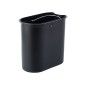 Κάδος Μπάνιου Slim Oval 5lt Ανοξείδωτο Ατσάλι με μηχανισμό soft close ματ inox χρώμα Estia 02-5542