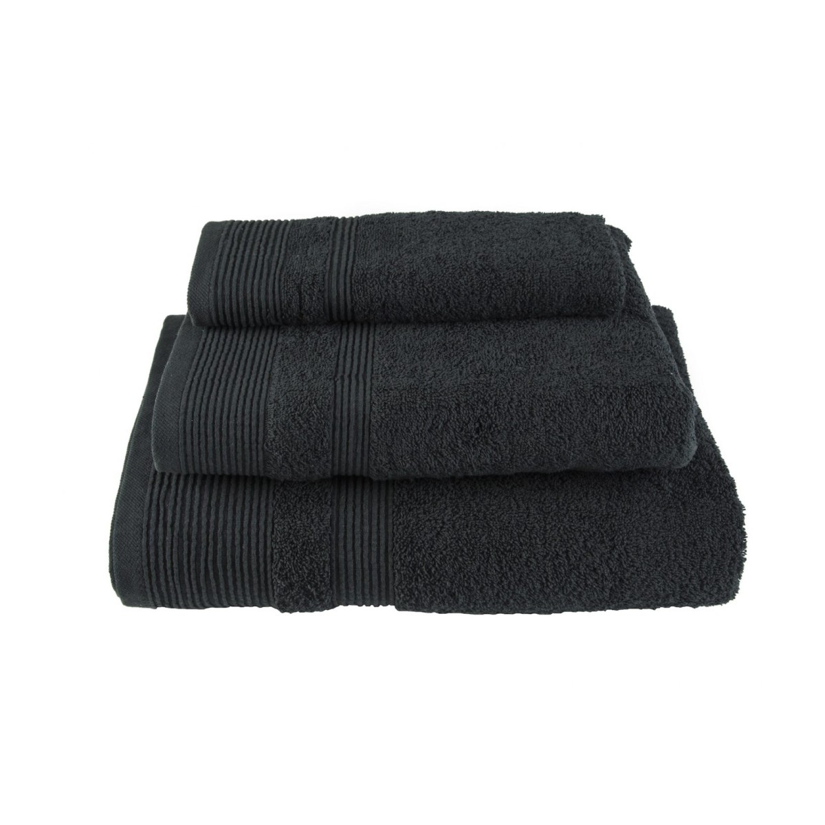 Dutch Lifestyle Black Σετ Μπάνιου 6τμχ – Πεντάλ Soft Close, Πιγκάλ, Πατάκι Memory Foam & Βαμβακερές Πετσέτες