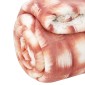 Πάπλωμα Flannel Προβατάκι Μονό 150x220cm διπλής όψης καρώ ροζ & λευκό χρώμα TNS 35-950-1513-2