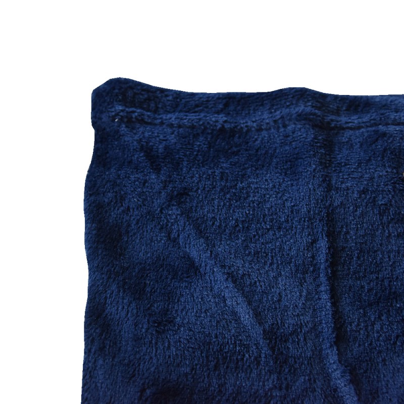 Κουβέρτα Flannel Super Soft Διπλή 200x220cm σκούρο μπλε χρώμα TNS 39-950-2138-3