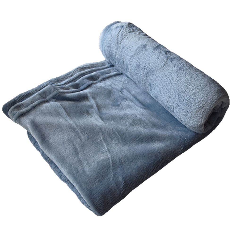 Κουβέρτα Flannel Διπλή (200x220) TNS Super Soft Ciel 39-950-2138-2