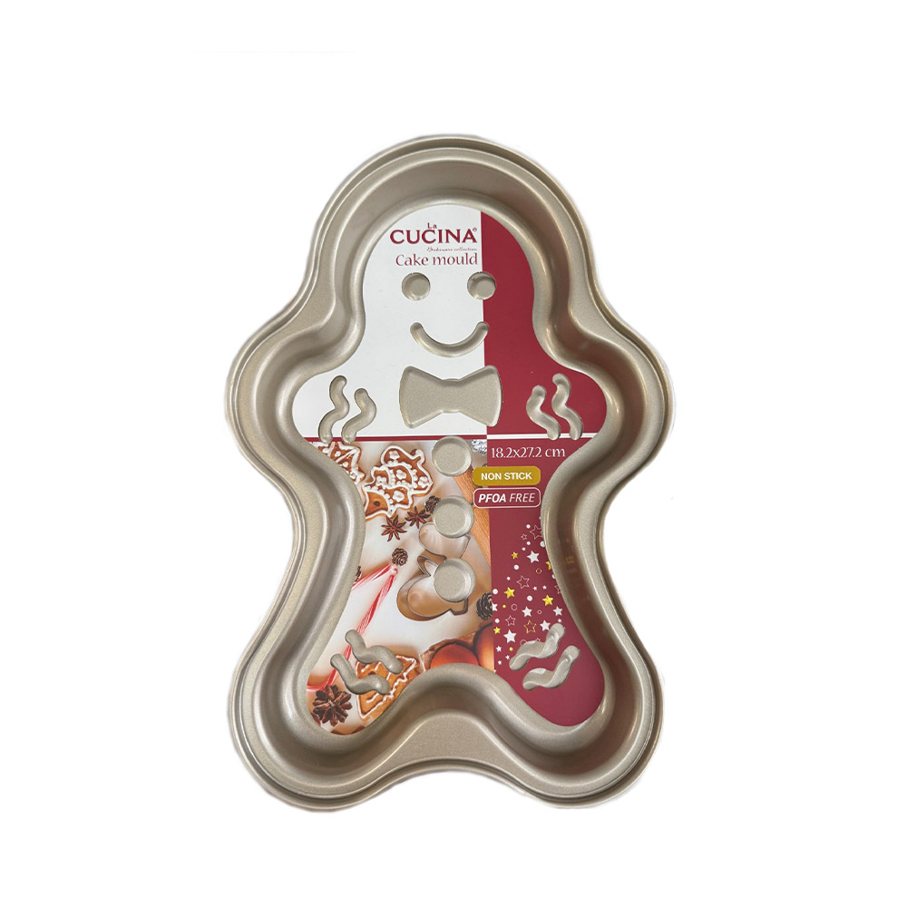 Χριστουγεννιατική Φόρμα Κέικ Αντικολλητική - Marva Gingerbread