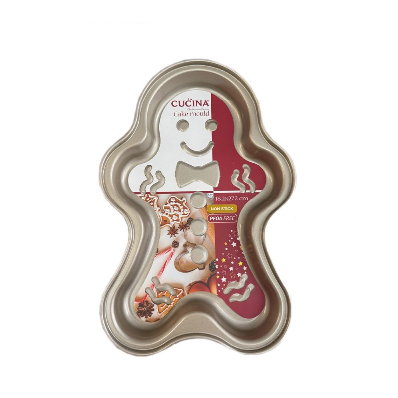 Χριστουγεννιατική Φόρμα Κέικ Αντικολλητική - Marva Gingerbread