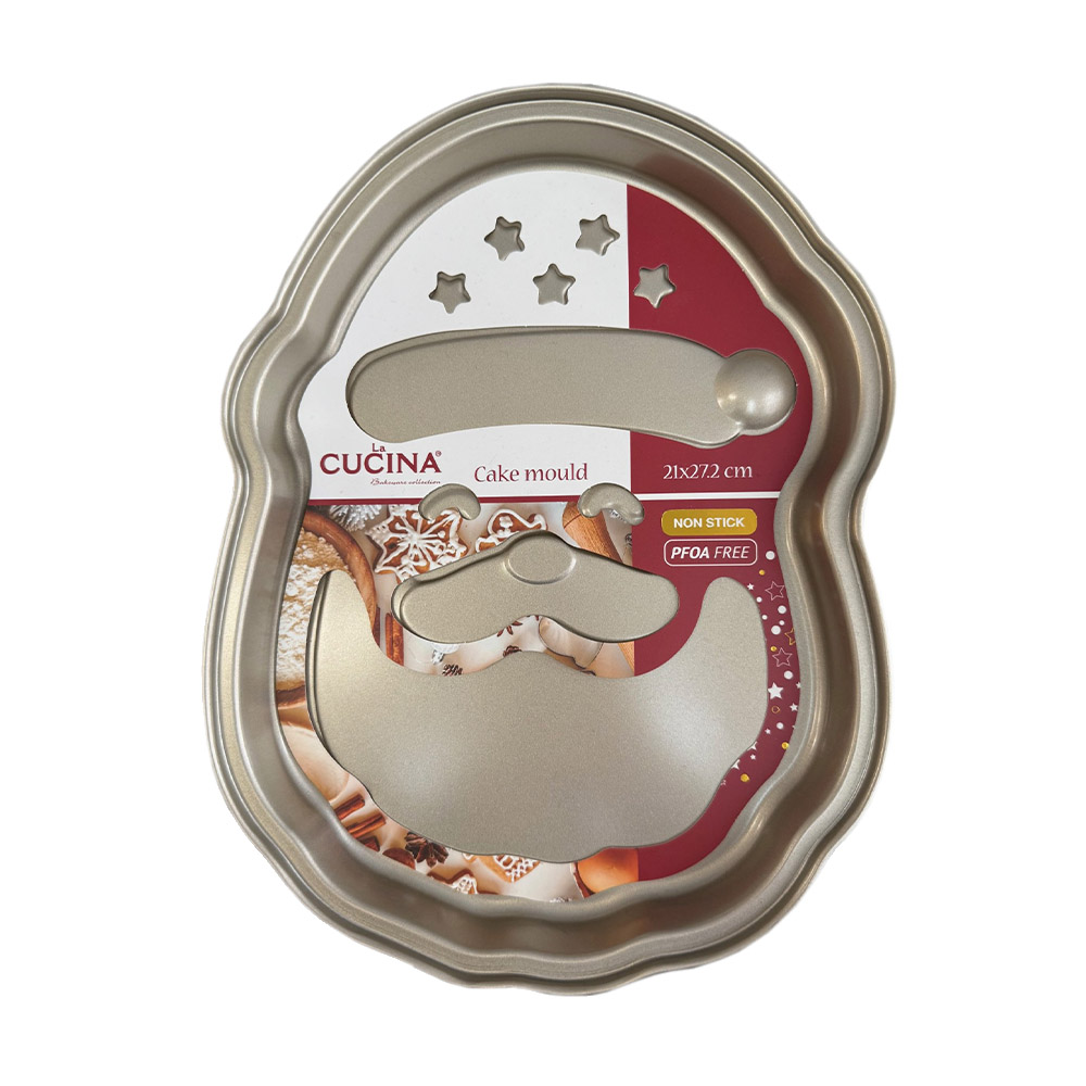 Χριστουγεννιατική Φόρμα Κέικ Αντικολλητική - Marva Santa