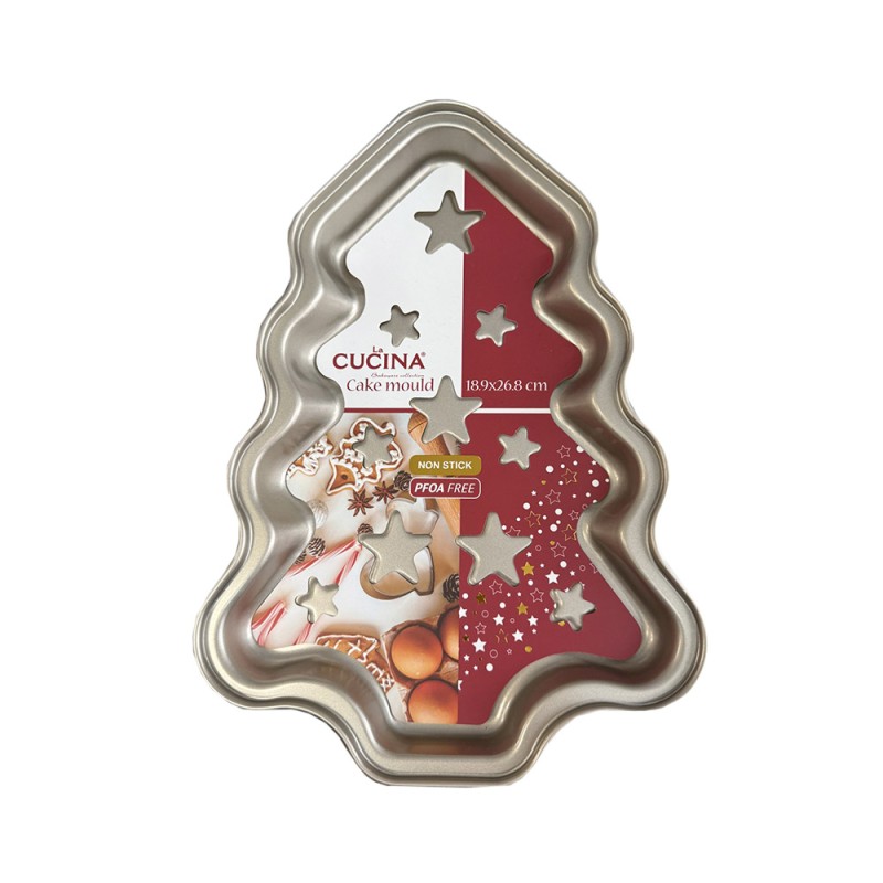 Χριστουγεννιατική Φόρμα Κέικ Αντικολλητική - Marva Christmas Tree