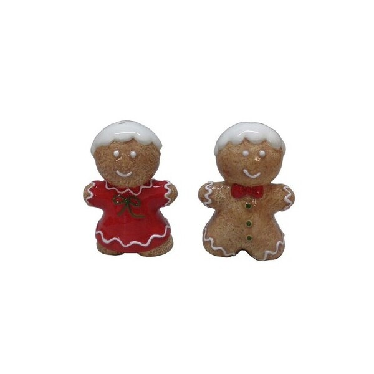 Marva Gingerbread Σετ Αλατοπίπερο Πορσελάνης – Χριστουγεννιάτικο Διακοσμητικό & Λειτουργικό Σετ Σερβιρίσματος