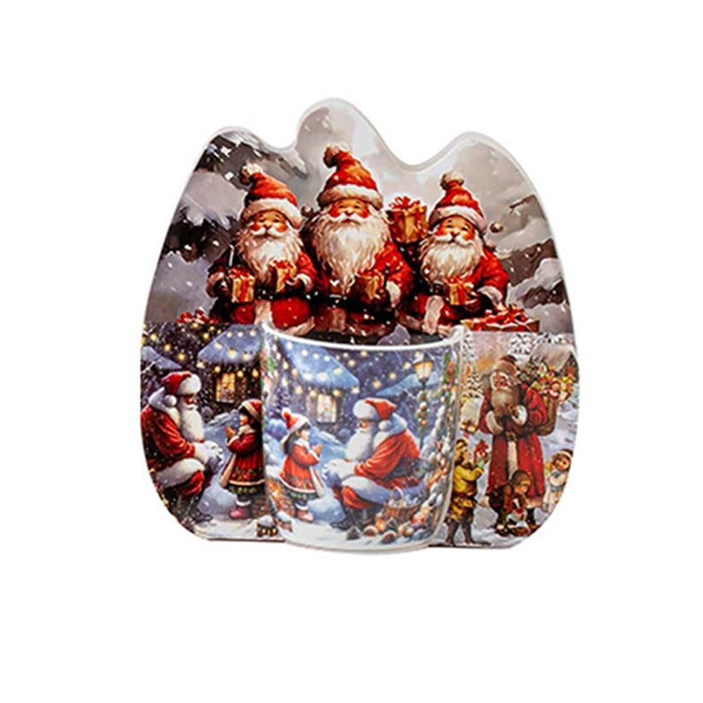 Χριστουγεννιάτικη Κούπα Πορσελάνης 350ml με Συσκευασία Δώρου - Marva Santa