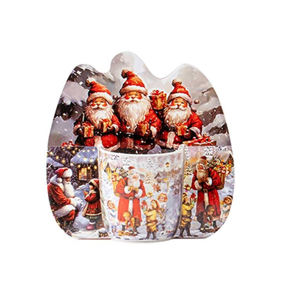 Χριστουγεννιάτικη Κούπα Πορσελάνης 350ml με Συσκευασία Δώρου - Marva Santa