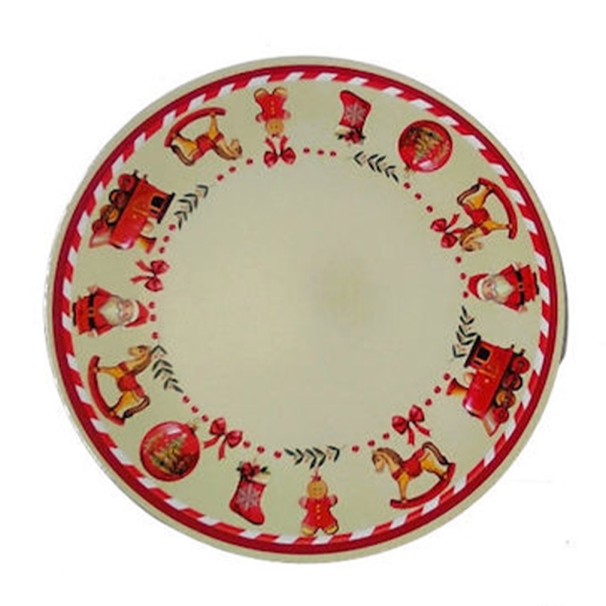 Χριστουγεννιάτικη Πιατέλα 40cm Μελαμίνης - Marva Xmas