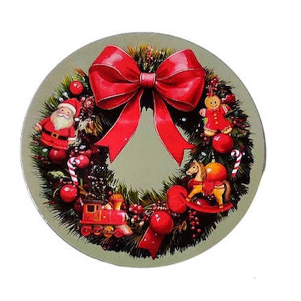 Χριστουγεννιάτικη Πιατέλα 40cm Μελαμίνης - Marva Xmas