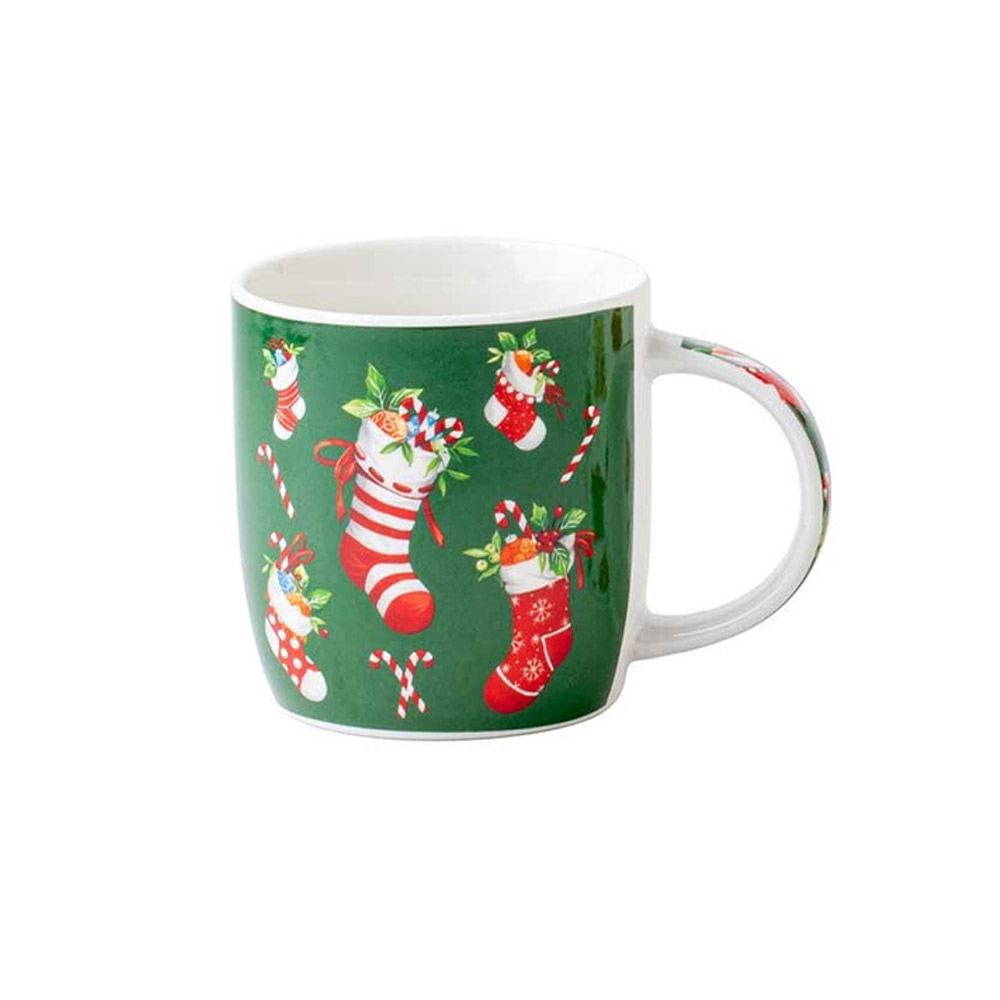 Χριστουγεννιάτικη Κούπα Πορσελάνης 350ml - Marva Ornaments Christmas