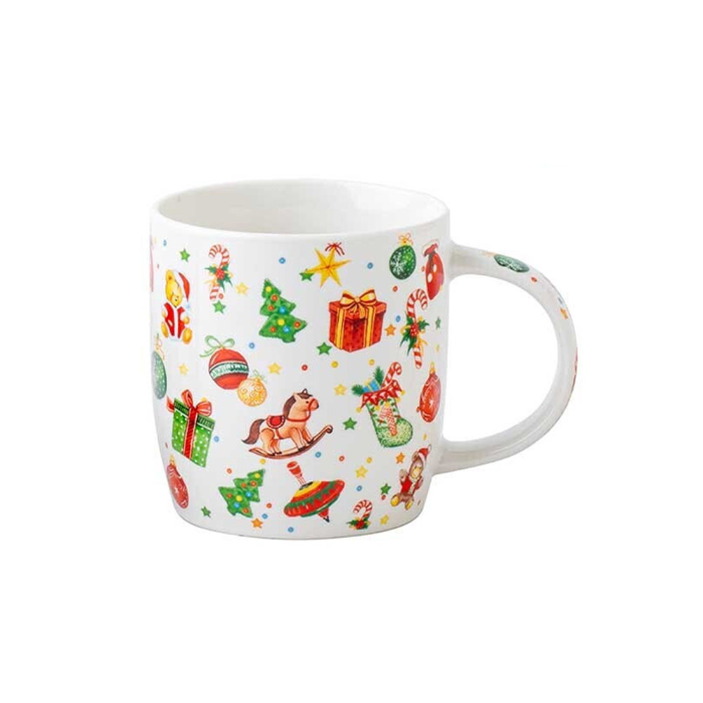 Χριστουγεννιάτικη Κούπα Πορσελάνης 350ml - Marva Ornaments Christmas