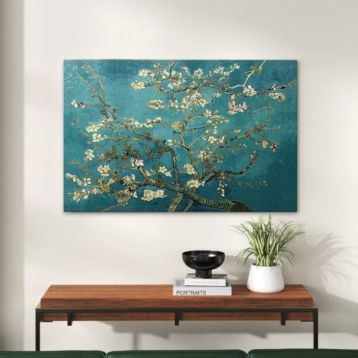 Πίνακας σε καμβά "Blooming Flowers"  ψηφιακής εκτύπωσης 100x70x3εκ.