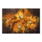 Πίνακας σε καμβά "Orange Flowers"  ψηφιακής εκτύπωσης 120x60x3εκ.