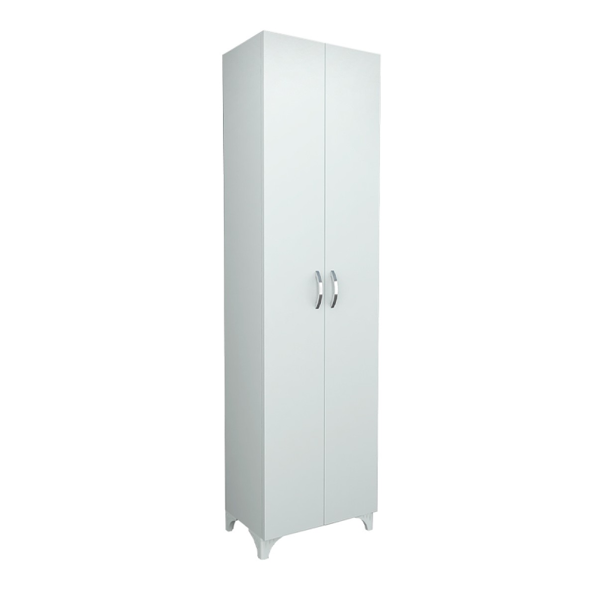 Ντουλάπα - Παπουτσοθήκη Lilly Megapap χρώμα λευκό 49x32x178εκ.
