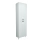 Ντουλάπα - Παπουτσοθήκη Lilly Megapap χρώμα λευκό 49x32x178εκ.