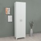Ντουλάπα - Παπουτσοθήκη Lilly Megapap χρώμα λευκό 49x32x178εκ.