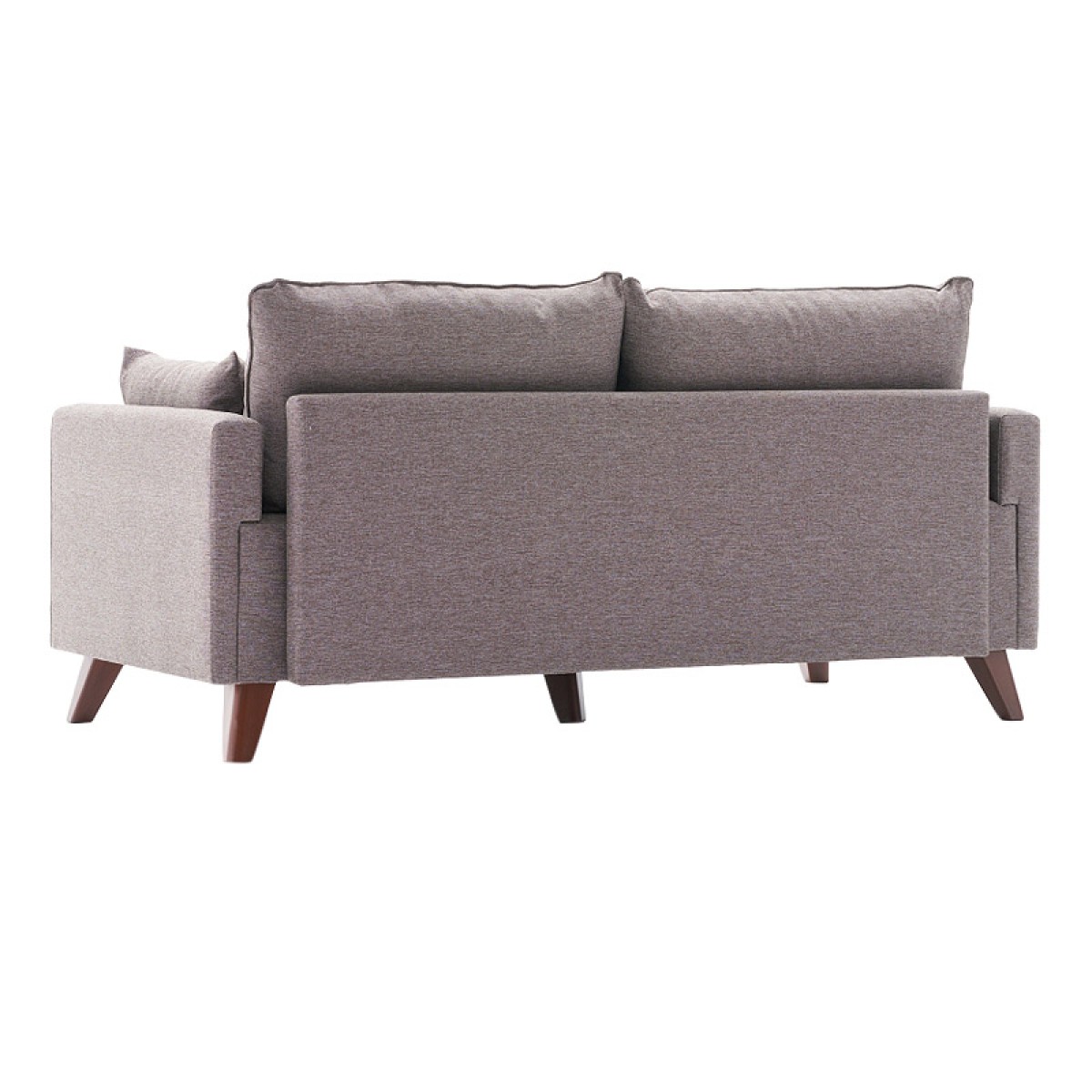 Καναπές Bella  διθέσιος υφασμάτινος χρώμα καφέ 177x81x85εκ.