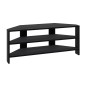 Έπιπλο τηλεόρασης γωνιακό Thales Megapap χρώμα black wood 110x36x45εκ.